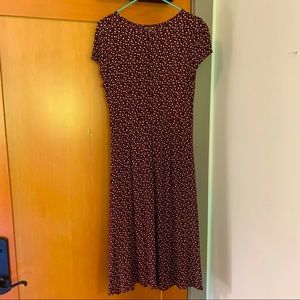 🌟 BÖHME BURGUNDY LONG DRESS